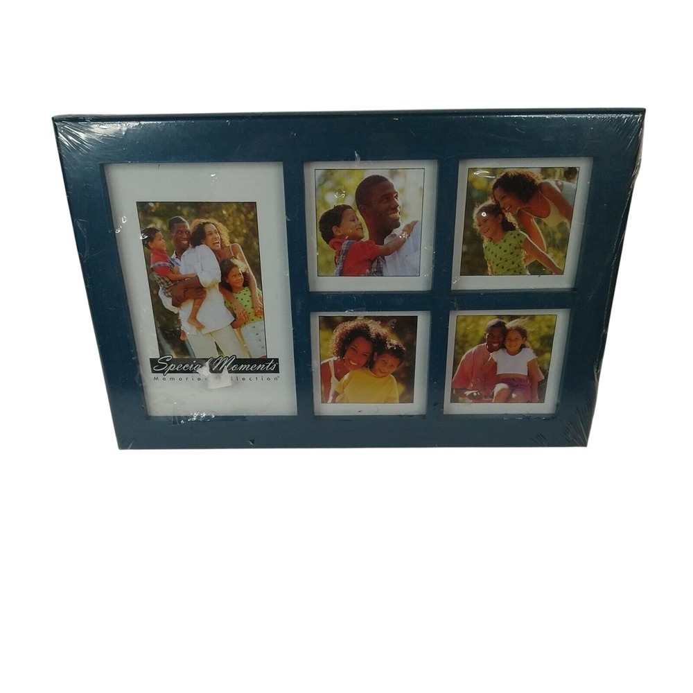 Special Moments Memories Collection‎ 5-place Collage Photo Frame Blue 🔵